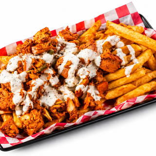CHICKEN OVER FRIES
