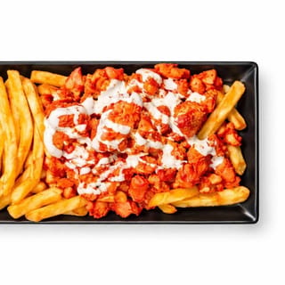 CHICKEN OVER FRIES