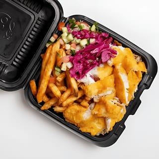 FISH OVER RICE
